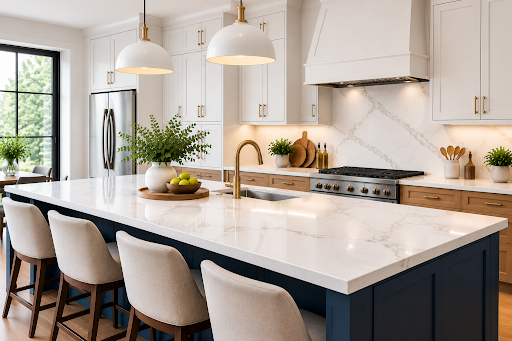 How to Pair Quartz Countertops With the Right Kitchen Cabinet Design