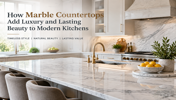 Marble Countertops for Modern Kitchens